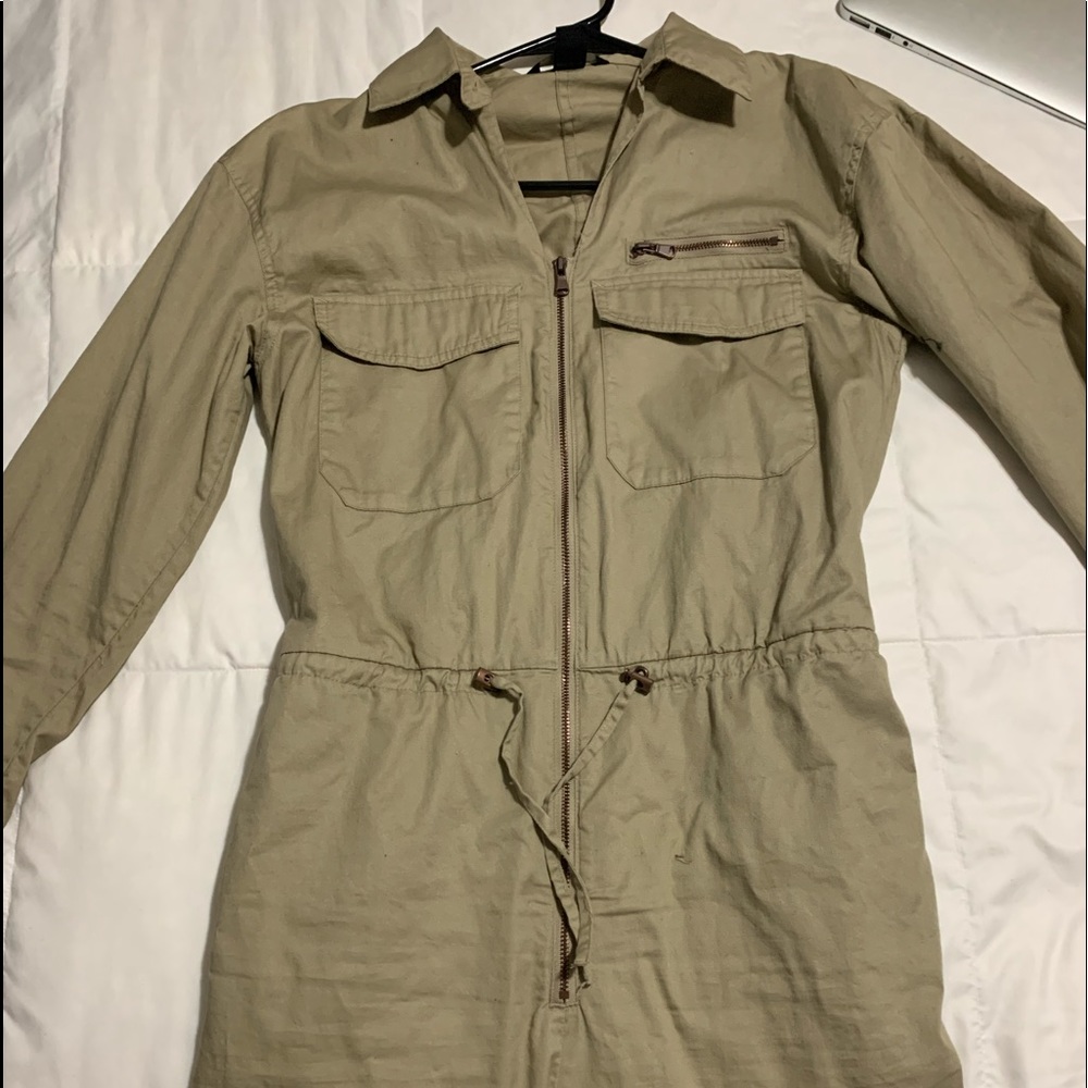 Khaki jumpsuit